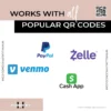 Qr code upload options. By Luxury Icon Co.