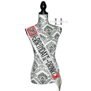 Buy Me a Drink QR Code Minnie Sash 21st Birthday. By Luxury Icon Co.