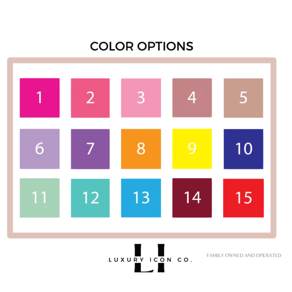 Official Sash Color Chart