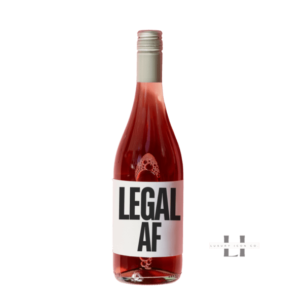 Legal AF birthday wine bottle Label