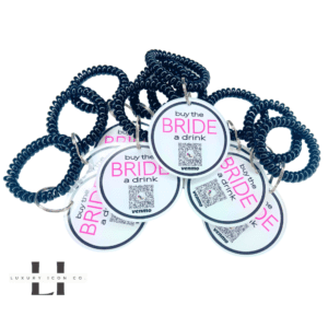 Step into Effortless Celebrations with Our Minimalist QR Code Bachelorette Venmo Bracelet!