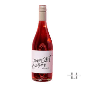 Happy 21st Birthday Cheers! Premium bottle Label