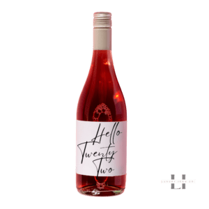 Hello Twenty Two Bottle Label | Party Wine Labels
