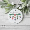 Family of 5 Ornament Personalized Family Ornament Large Family Christmas Ornament Personalized Family Stockings Family of 4 Ornament - Image 3