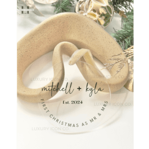 Newlywed Christmas Ornament | First Christmas Married Ornament 2024