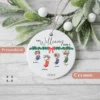 Family of 5 Ornament Personalized Family Ornament Large Family Christmas Ornament Personalized Family Stockings Family of 4 Ornament - Image 2