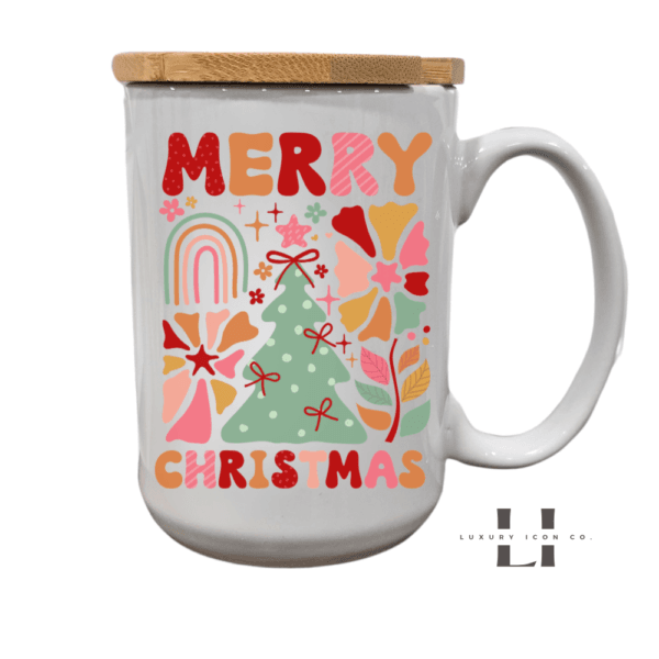 Retro Merry Christmas Mug